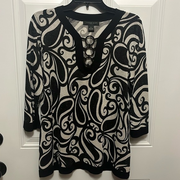 August Silk Knits Top XL - Picture 1 of 8